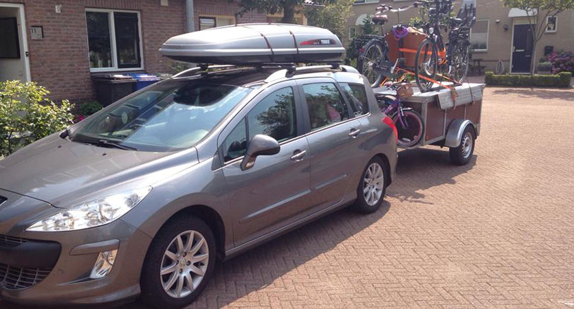 Bakfiets vervoeren met de auto