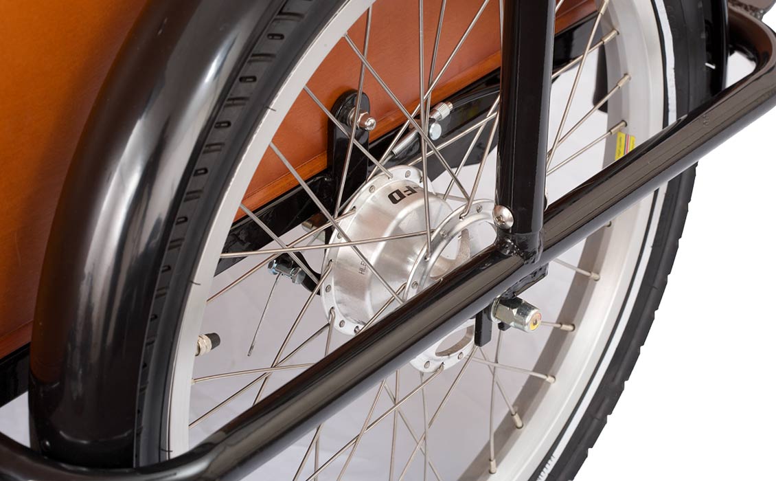 Bakfiets trommelremmen