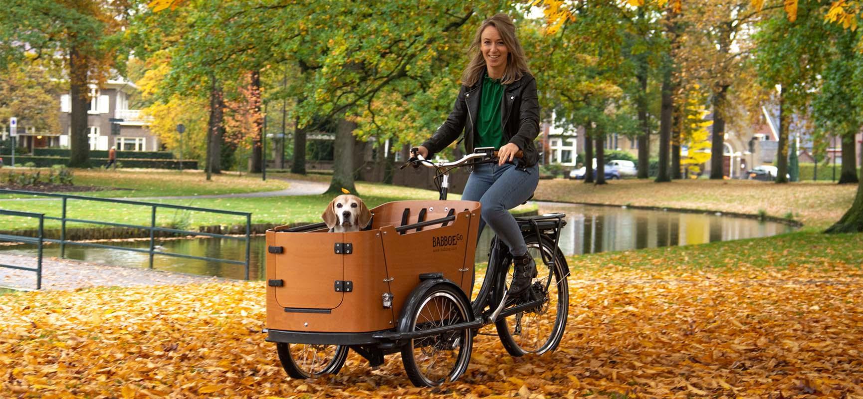 mijn hondenbakfiets en ik 