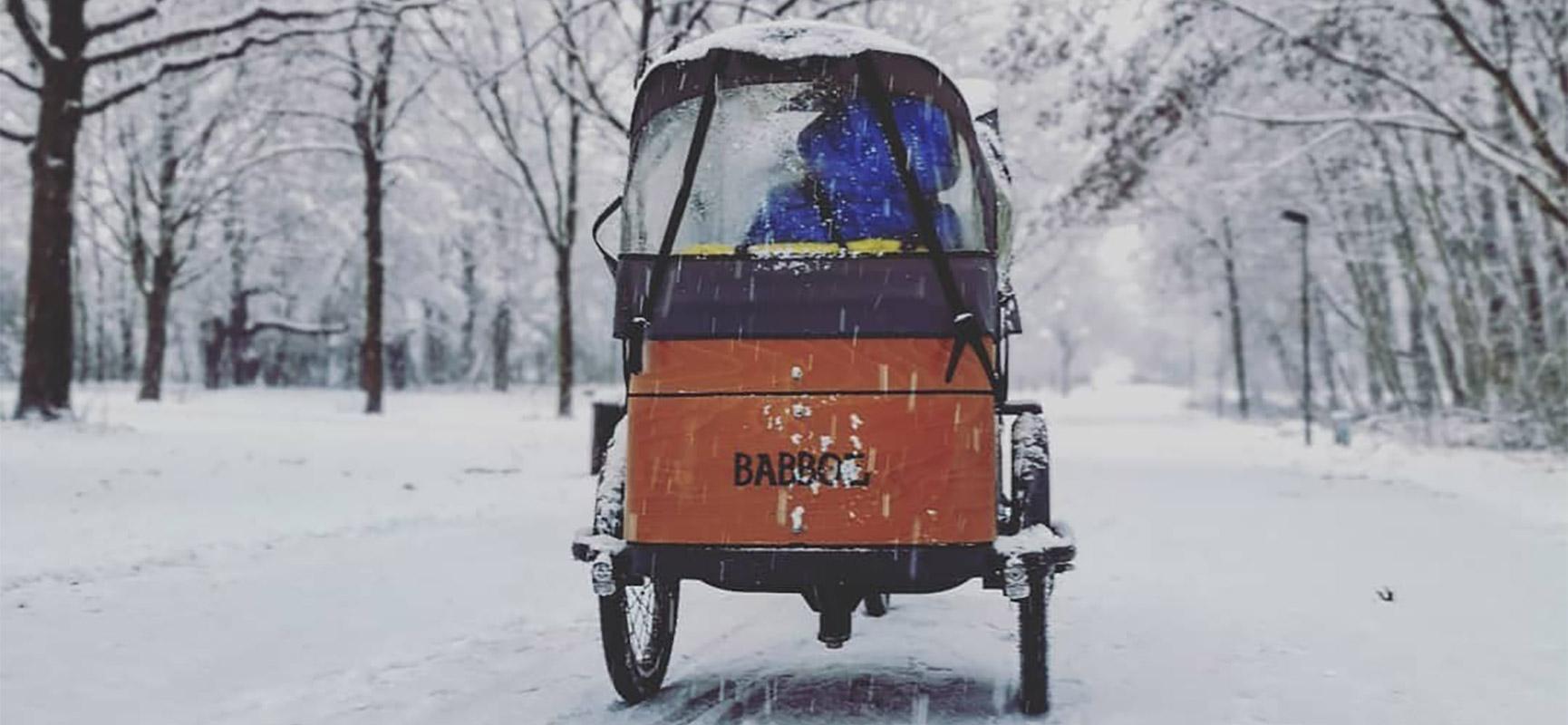 Bakfietsen in de winter