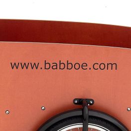 Babboe autocollant www.babboe.com noir panneau latÃ©ral