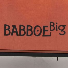 Babboe autocollant Babboe Big noir panneau avant