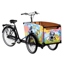 Babboe vÃ©lo cargo autocollants woezel et pip classic