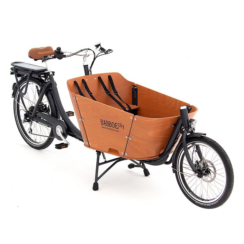 De Babboe City-E bakfiets | Wendbare ruime transportbox | Babboe
