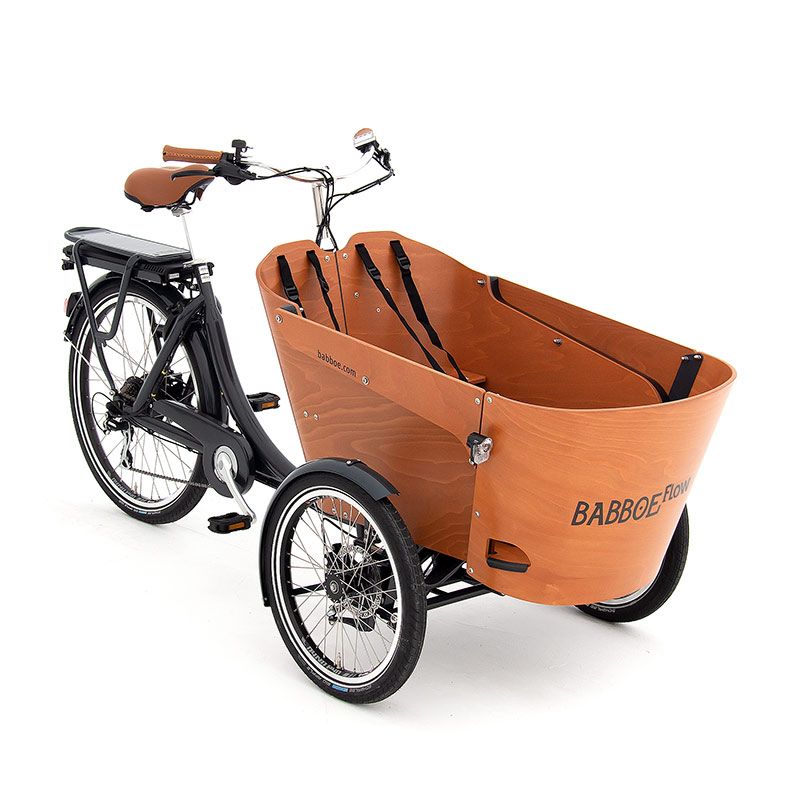 Babboe Flow: stabiele bakfiets, stuurt als gewone fiets | Babboe