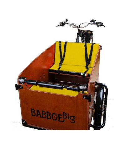 Babboe bakfietskussenset Yellow Black