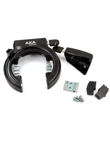 AXA ringslot Solid Plus + Yamaha accuslot zwart