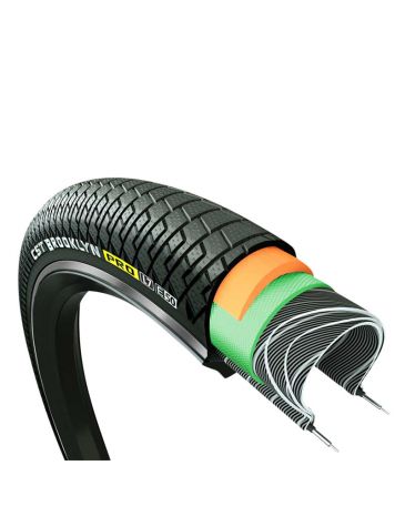 CST pneu de vÃ©lo Brooklyn PRO 20 inch 2.15 55-406 noir