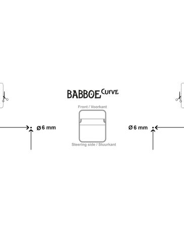 Babboe gabarit de perÃ§age support maxi cosi